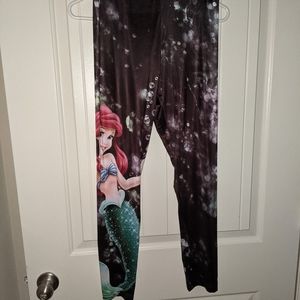 Disney Little Mermaid leggings size large
